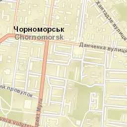 Chornomors’k Street Map