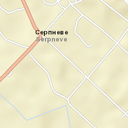 Serpneve Street Map