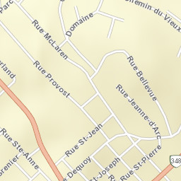 Saint-Gabriel Street Map