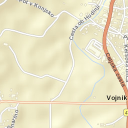 Vojnik Street Map