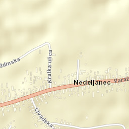 Nedeljanec Street Map