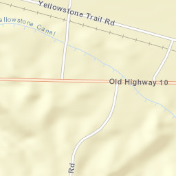 Old Highway 10 East Sanders MT 59076 Street Map