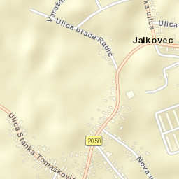 Jalkovec Street Map