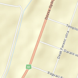 Sükösd Street Map