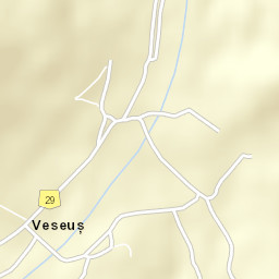 Veseuș Street Map