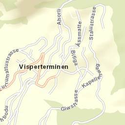 Visperterminen Street Map