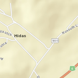 Hidas Street Map