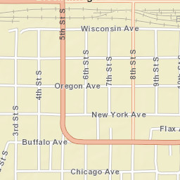 501-599 Dacotah Avenue, Breckenridge, MN Street Map