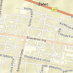 Žalec Street Map