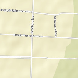 Érsekcsanád Street Map