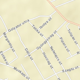 Domaszék Street Map