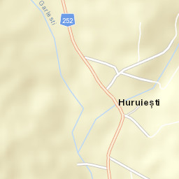 Comuna Huruieşti Street Map