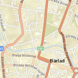 Municipiul Bârlad Street Map