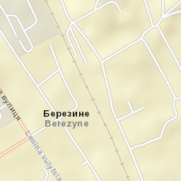 Berezyne Street Map