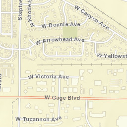 8827 West Bonnie Avenue Kennewick WA Street Map