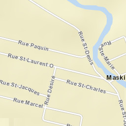 Maskinongé Street Map