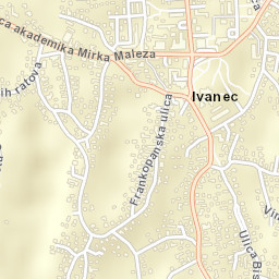 Ivanec Street Map