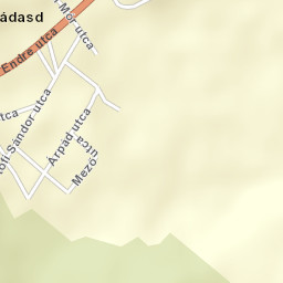 Mecseknádasd Street Map