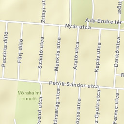 Mórahalom Street Map