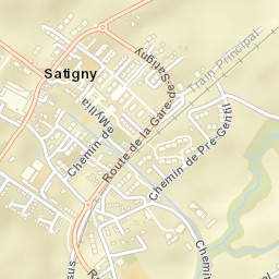 Satigny Street Map