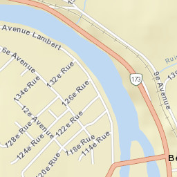 Beauceville Street Map