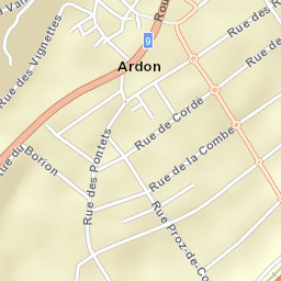 Ardon Street Map