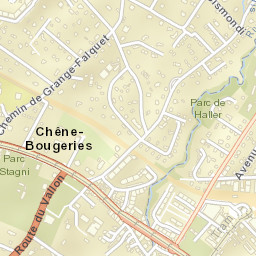 Chêne-Bourg Street Map