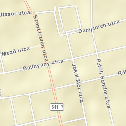 Felsőszentiván Street Map