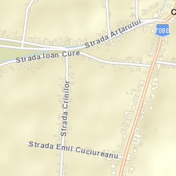 Covăsinţ Street Map