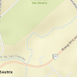 Sainte-Béatrix Street Map