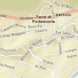 Verscio Street Map