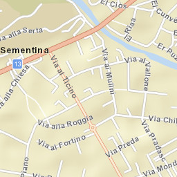 Sementina Street Map