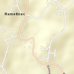 Remetinec Street Map