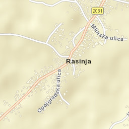Rasinja Street Map
