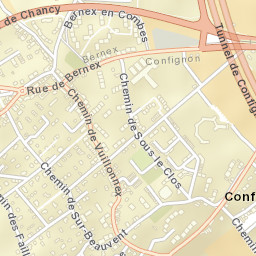 Bernex Street Map
