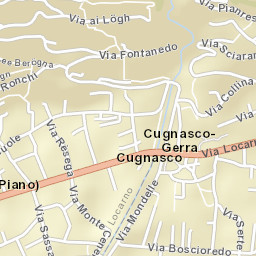 Cugnasco Street Map