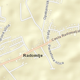 Radomlje Street Map