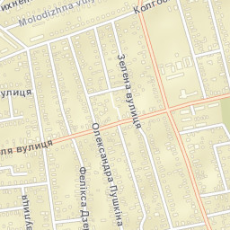 Heniches’k Street Map