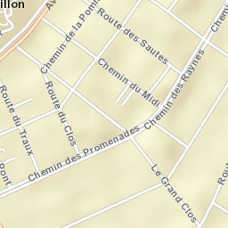 Saillon Street Map