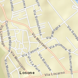 Losone Street Map