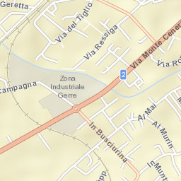 Camorino Street Map