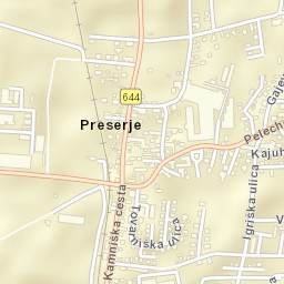 Preserje pri Radomljah Street Map