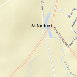 Saint-Norbert Street Map
