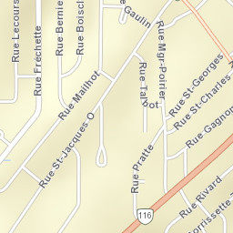Princeville Street Map