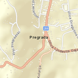 Pregrada Street Map