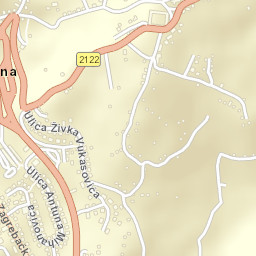 Krapina Street Map