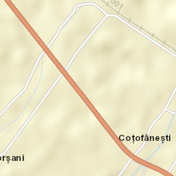 Coţofăneşti Street Map