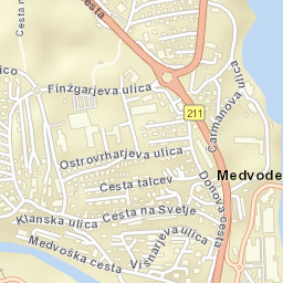 Medvode Street Map