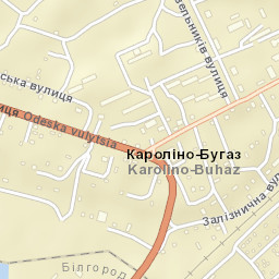 Karolino-Buhaz Street Map