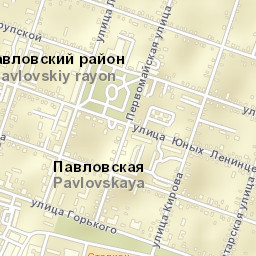 Pavlovskaya Street Map